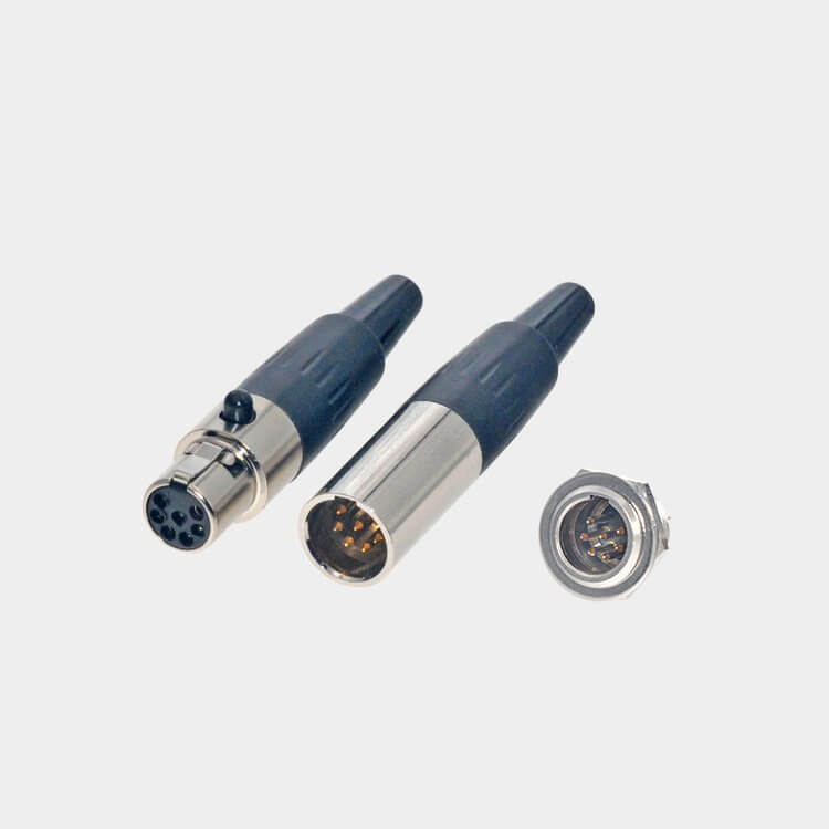 7 Pin Mini XLR Connector - Utechn.com